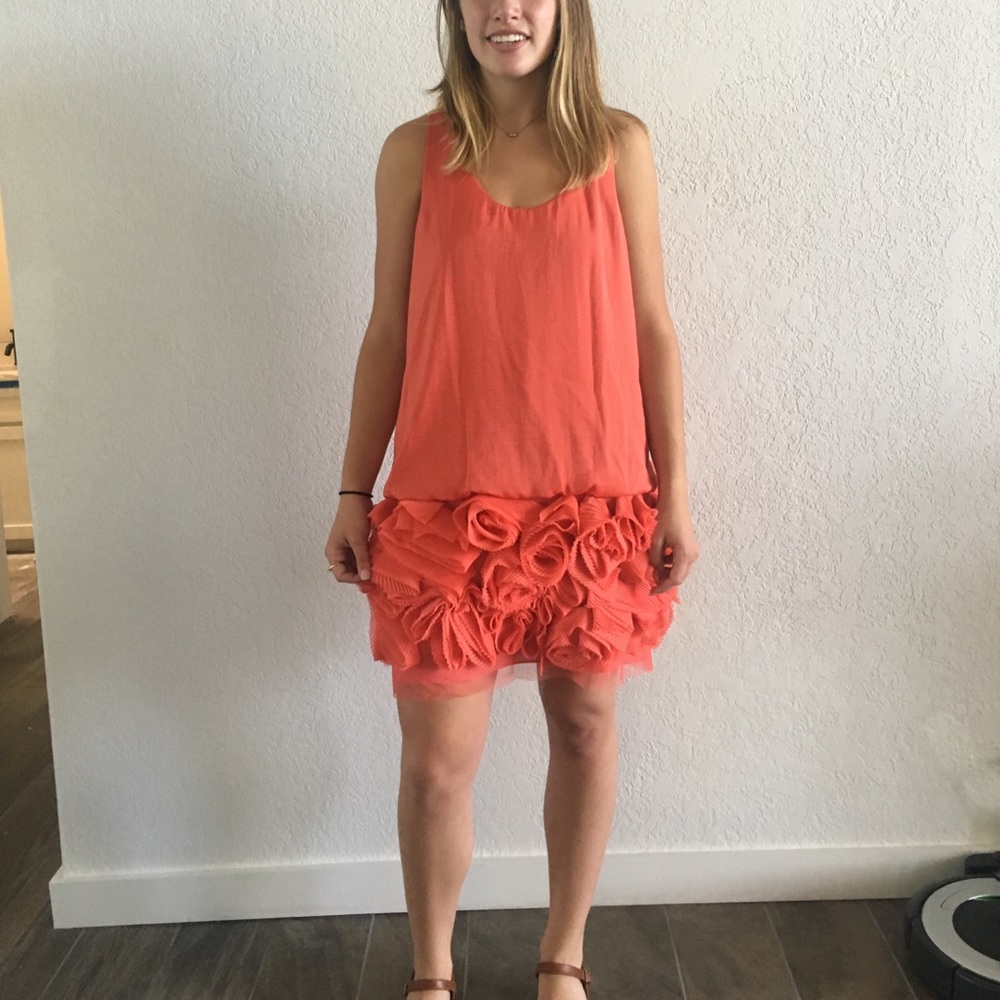 Bcbg ruffel Dress
